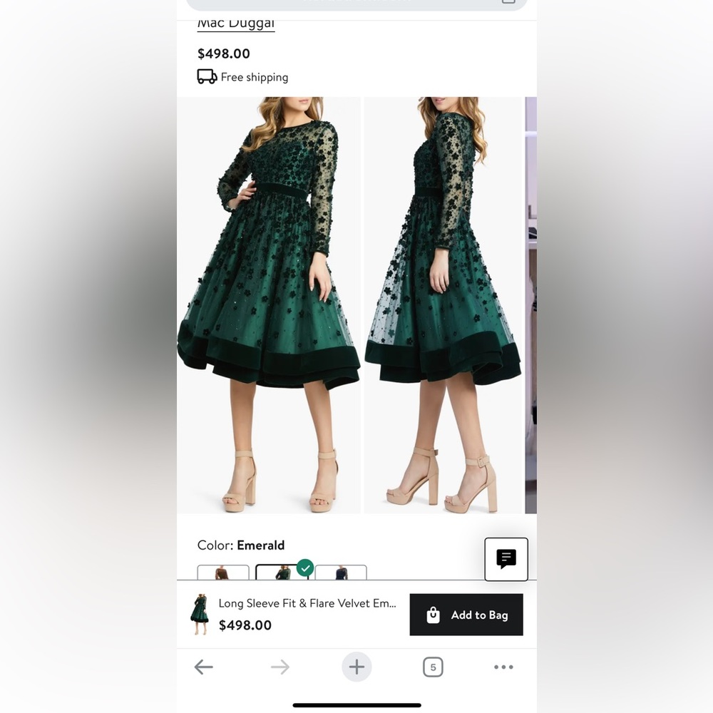 MacDuggal Embellished cocktail dress